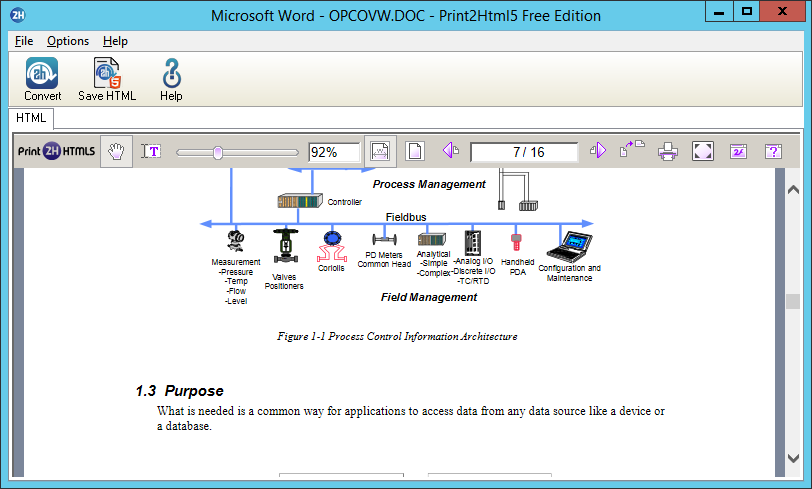 Print2HTML5 Free Edition Windows 11 download